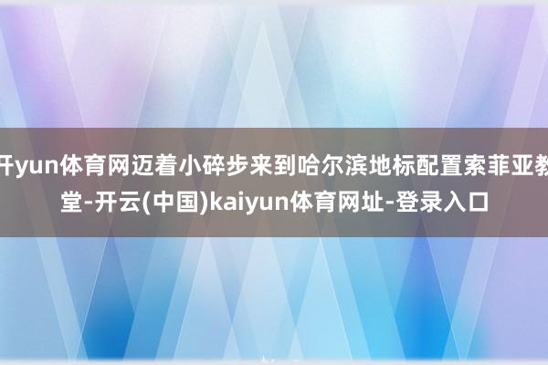 开yun体育网迈着小碎步来到哈尔滨地标配置索菲亚教堂-开云(中国)kaiyun体育网址-登录入口